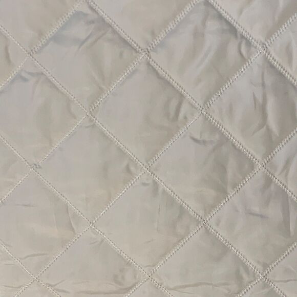 Jane Ashley Vest XL Winter White QuiltedPuffer Front Zip Insulated Relaxed Fit - Picture 12 of 16
